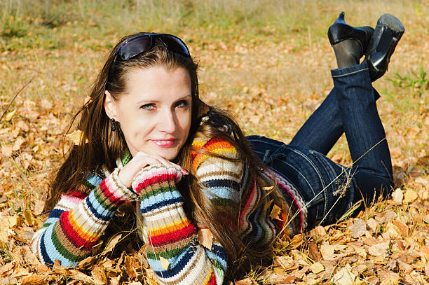 istock The beautiful girl on autumn walk 471737068
