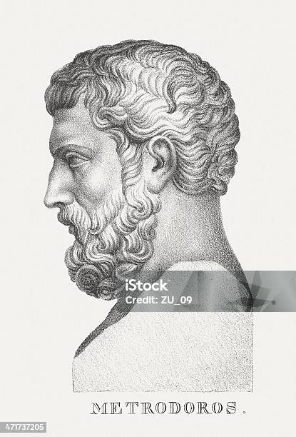 Metrodorus Stock Vektor Art und mehr Bilder von Menschliches Gesicht - Menschliches Gesicht, Profil, Griechenland