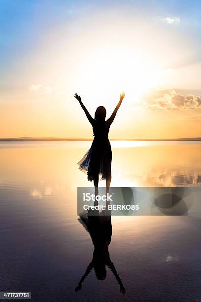 Freedom Calls Stock Photo - Download Image Now - Women, One Woman Only, Gratitude