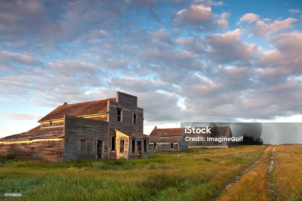 Prairie cidade fantasma - Foto de stock de Cidade pequena royalty-free