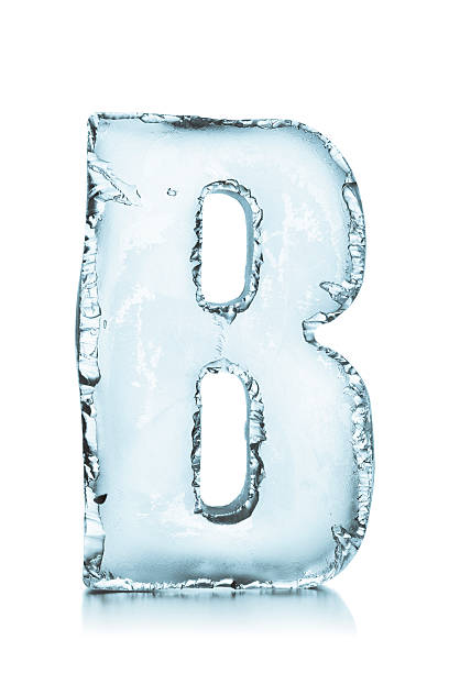 istock Letter B frozen ice alphabet 471739291