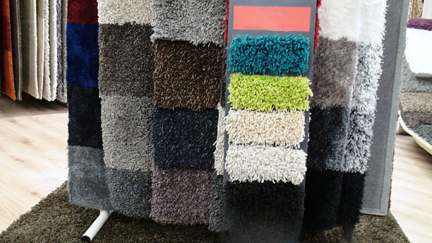 istock Variety Of Home Carpets in Display 471739414