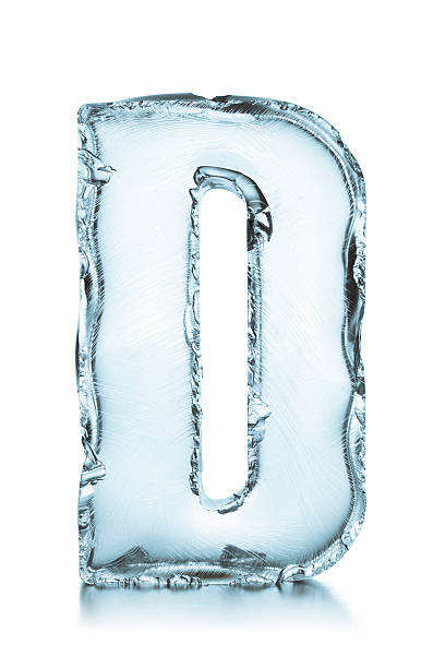 istock Letter D frozen ice alphabet 471740071