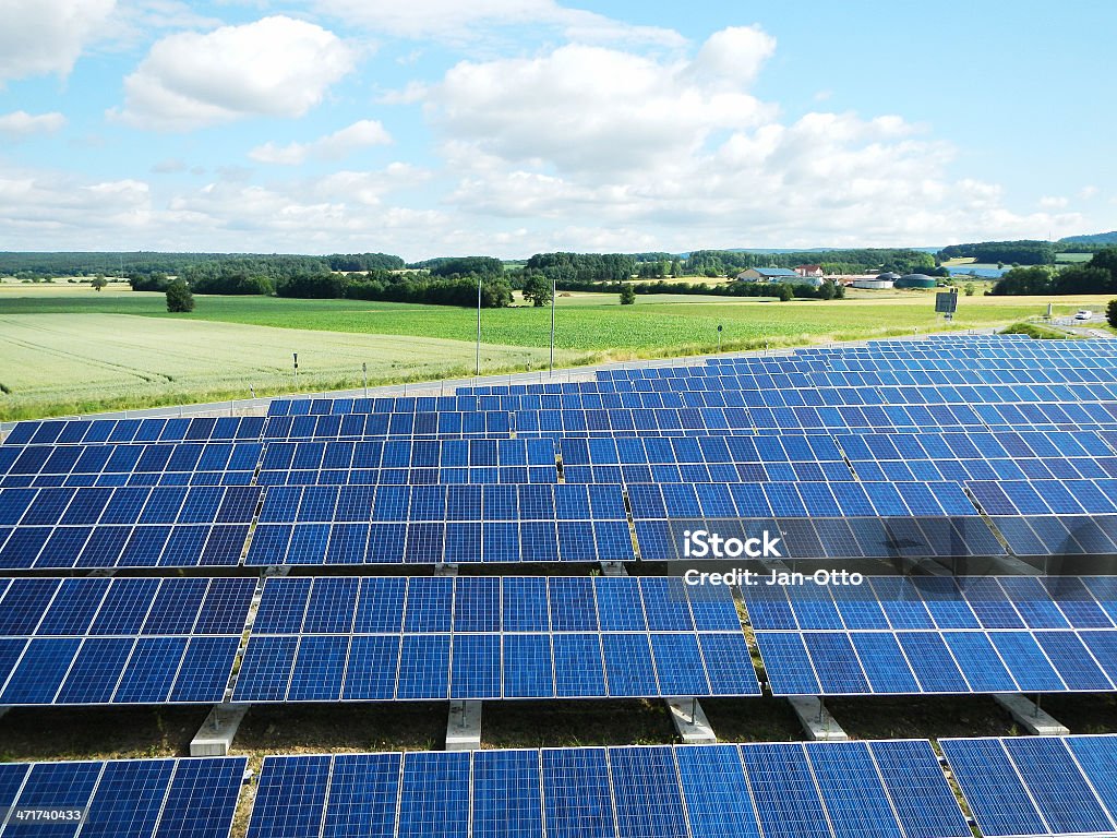 Solarzellen - Lizenzfrei Aussicht genießen Stock-Foto