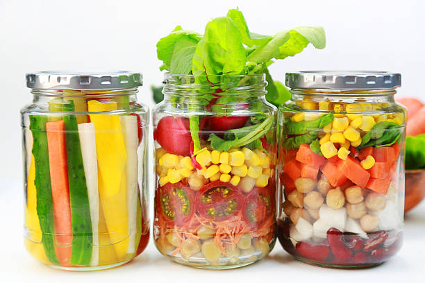 istock Vegetable salad in the jar 471741354
