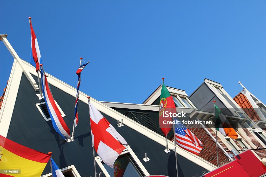 Dutch Fassaden - Lizenzfrei Architektur Stock-Foto