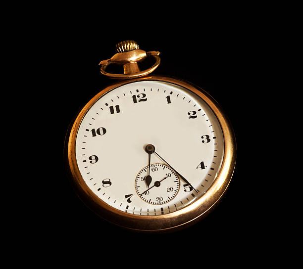 istock Antique Gold Pocket Watch 471741945