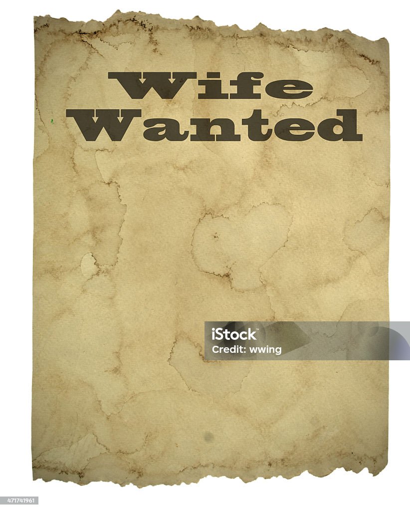 Mujer quería póster - Foto de stock de Adulto libre de derechos