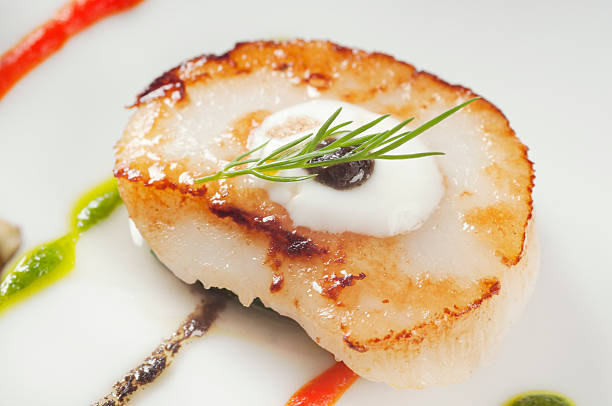 istock Delicious St Jacob mussel - detail. 471743073