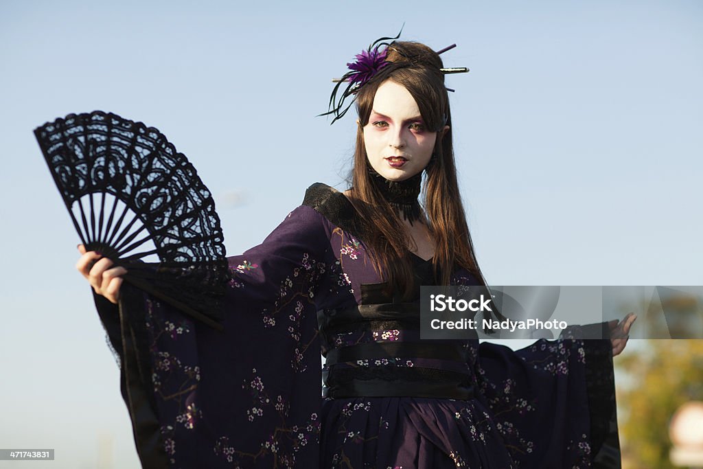 Gotico Geisha - Foto stock royalty-free di Adulto