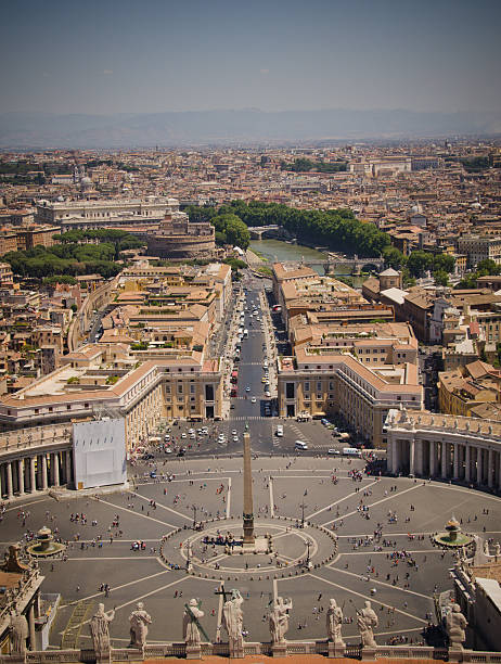 istock Panorama of Saint Peters Square in Rome 471747803