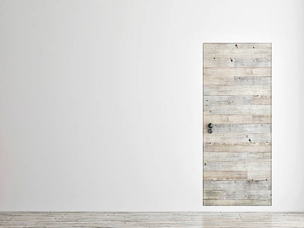 istock Minimalism door concept, 3d illustration 471748742