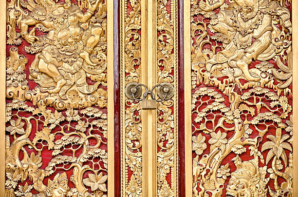 istock Entrance door in Bali. 471749810