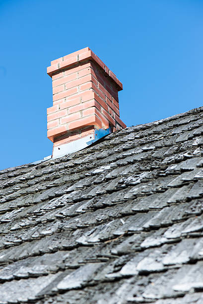 istock old countryside house with brick chimney 471750114