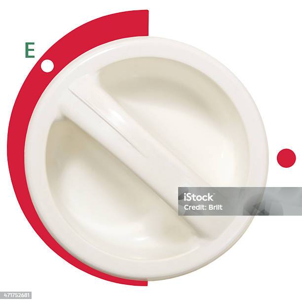 Termostato Economode De Ahorro De Energía Verde Concepto Primer Plano Aislado Foto de stock y más banco de imágenes de Estufa eléctrica