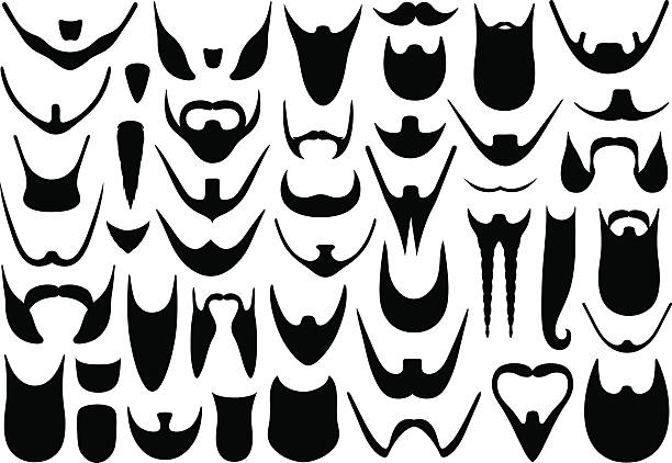 ilustrações, clipart, desenhos animados e ícones de barbas - sideburn