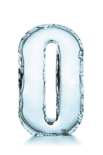 istock Letter O frozen ice block alphabet 471755391