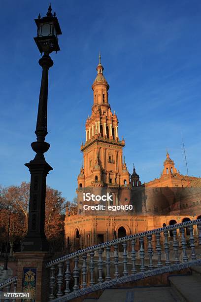 Plaza De Espana - Fotografie stock e altre immagini di Ambientazione esterna - Ambientazione esterna, Andalusia, Architettura