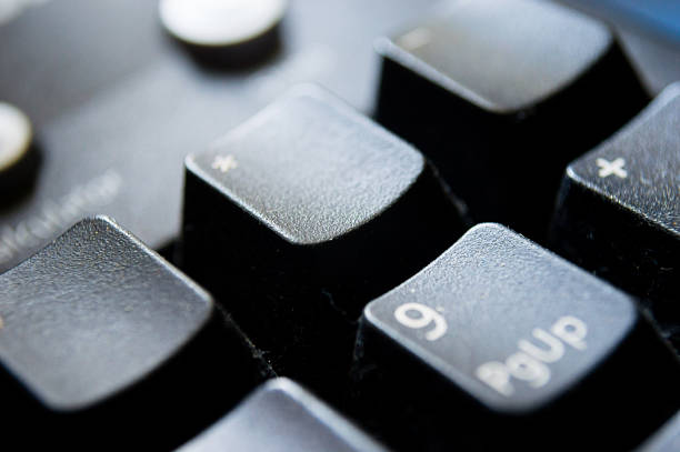 istock Close-up of Black Keyboard Keys 471758407