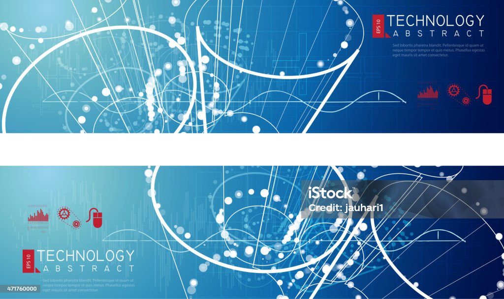 Computer Abstract Banner Abstract Technology Banner Stock Illustration - Download Image Now ...