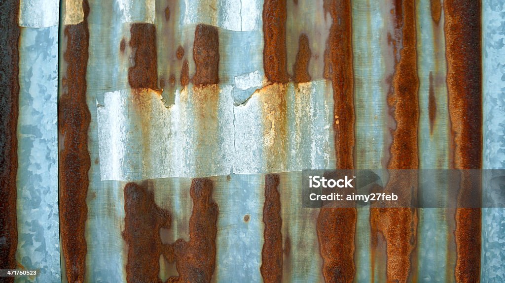 rusty zinco fundo - Foto de stock de Abstrato royalty-free