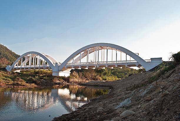 istock White train bridge, northern Thailand 471762382