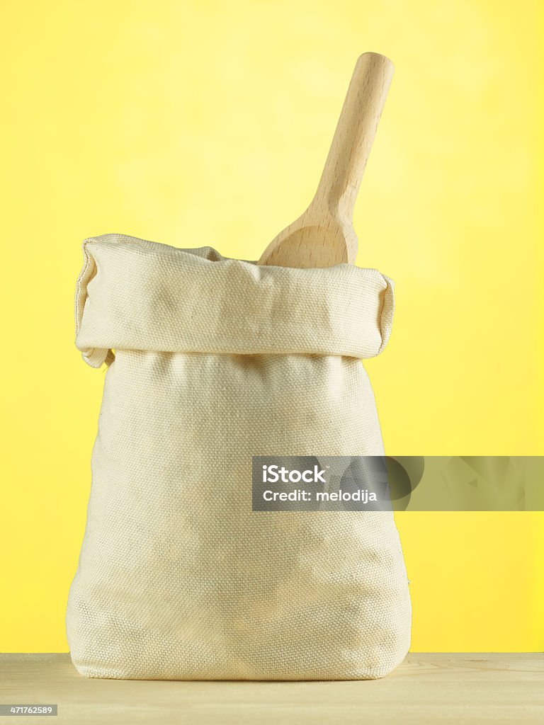 Bolsa de Aniagem de Cânhamo. - Foto de stock de Amarelo royalty-free