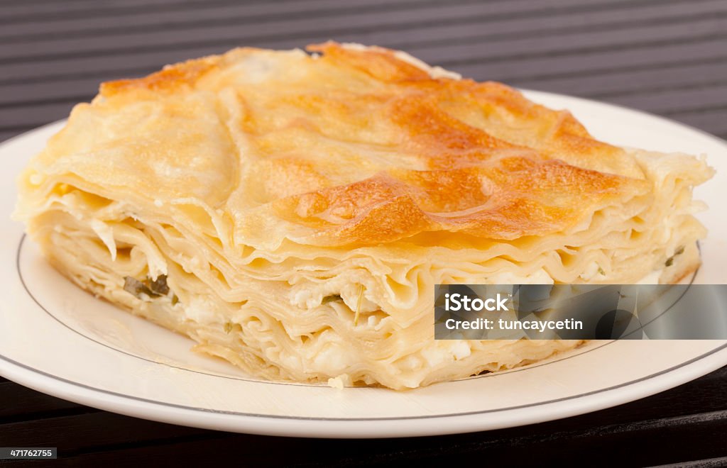 Cheese and Minced Meat Pie Delicious pie Baked Pastry Item Stock Photo