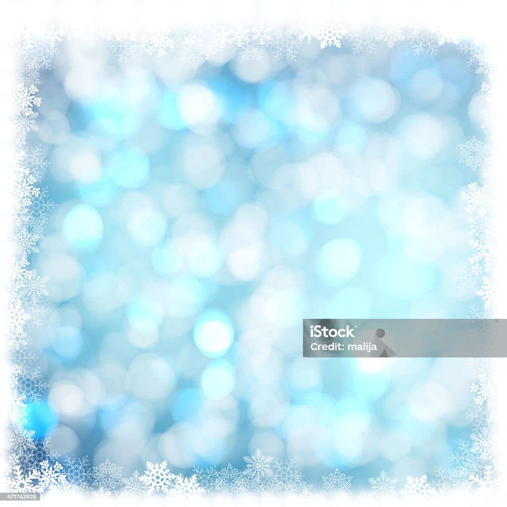 Weihnachten Hintergrund mit Schneeflocken im winter - Lizenzfrei Abstrakt Stock-Foto