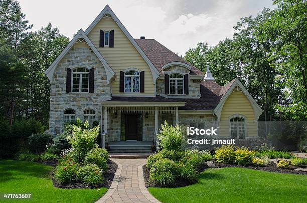 Dream House Home Luxury Mansion Success Stock Photo - Download Image Now - House, Landscaped, Architecture