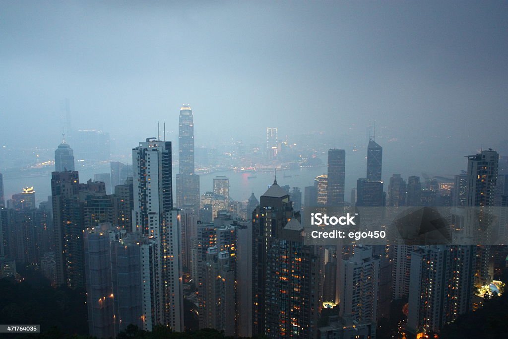 Hong Kong - Foto de stock de Arranha-céu royalty-free