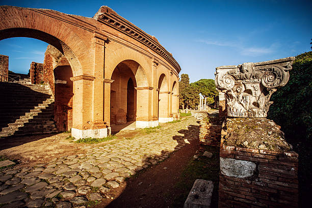 Roman Theater at Ostia Antica Archeological Site