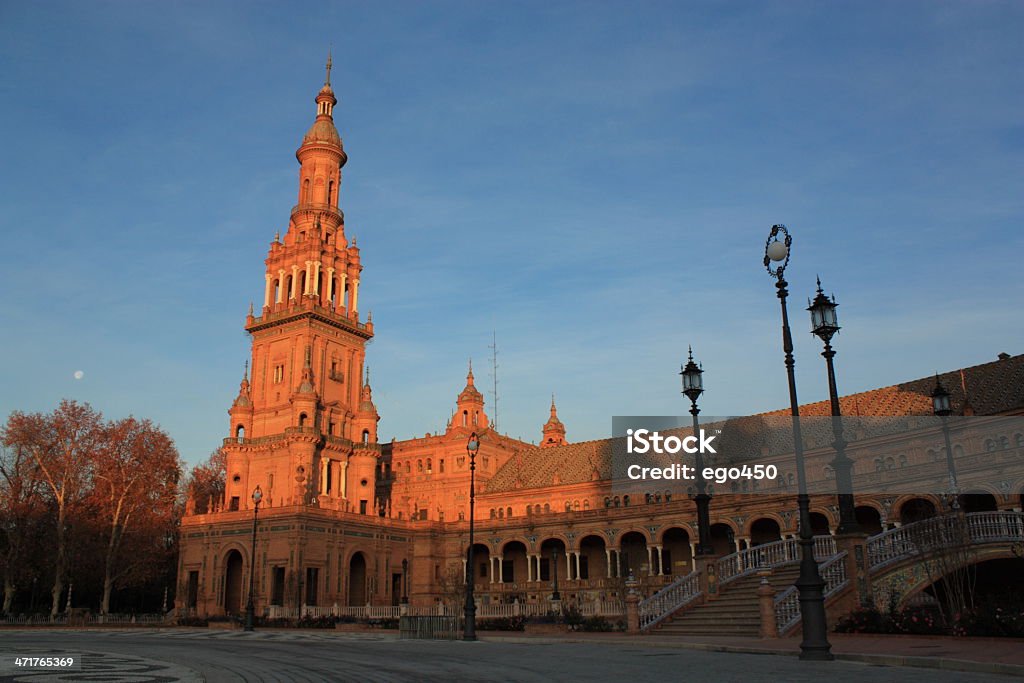 Praça de Espana - Royalty-free Andaluzia Foto de stock