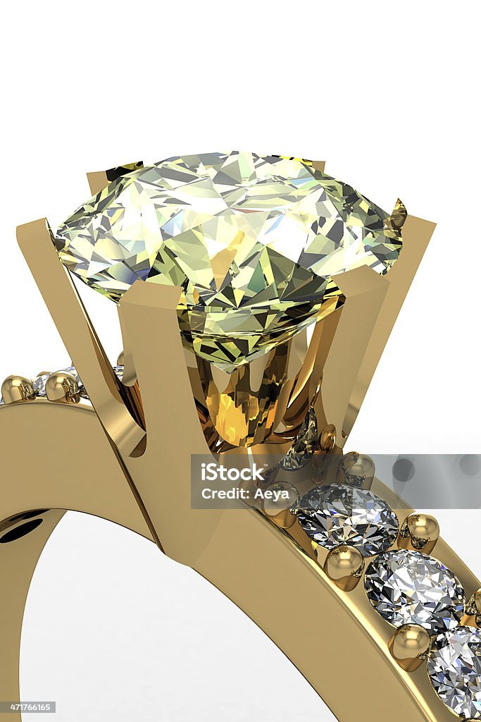 A beleza o anel de casamento - Foto de stock de Acessório royalty-free
