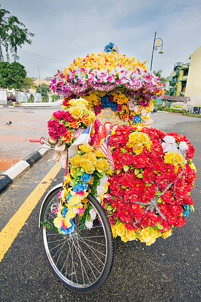 istock Trishaw Parked on Roadside in Malacca 471767649