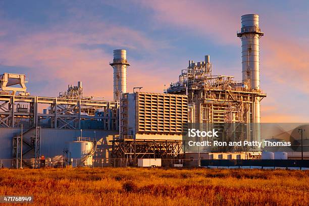 Naturalne Elektrycznych Elektrowni Opalanych Gazem - zdjęcia stockowe i więcej obrazów Elektrownia - Elektrownia, Gaz ziemny, USA