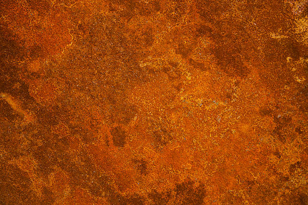 Rusty iron plate stock photo