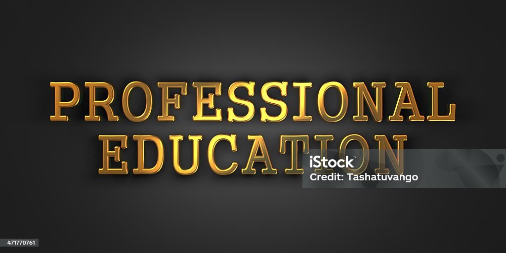 Educação profissional. Conceito de negócios. - Foto de stock de Aprender royalty-free