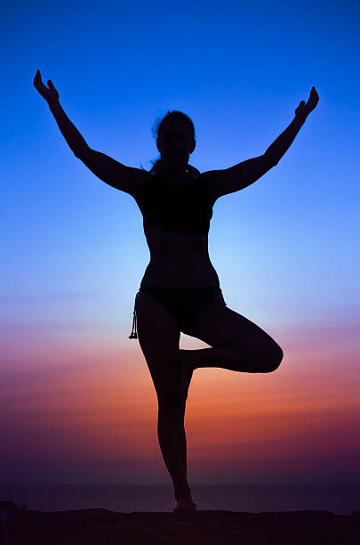 istock Yoga by the sea. 471771087
