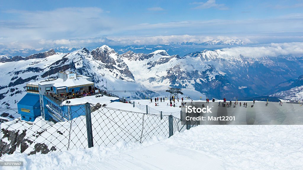 산 Titlis - 로열티 프리 겨울 스톡 사진