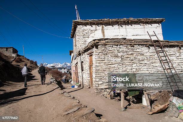 Typical Village Buildings Muktinath Stock Photo - Download Image Now - 2015, Adventure, Agriculture