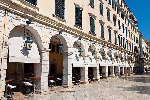 istock The Liston area at Corfu island, Greece 471772507