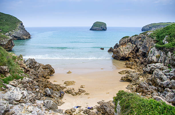 Beaches of Asturias stock photo