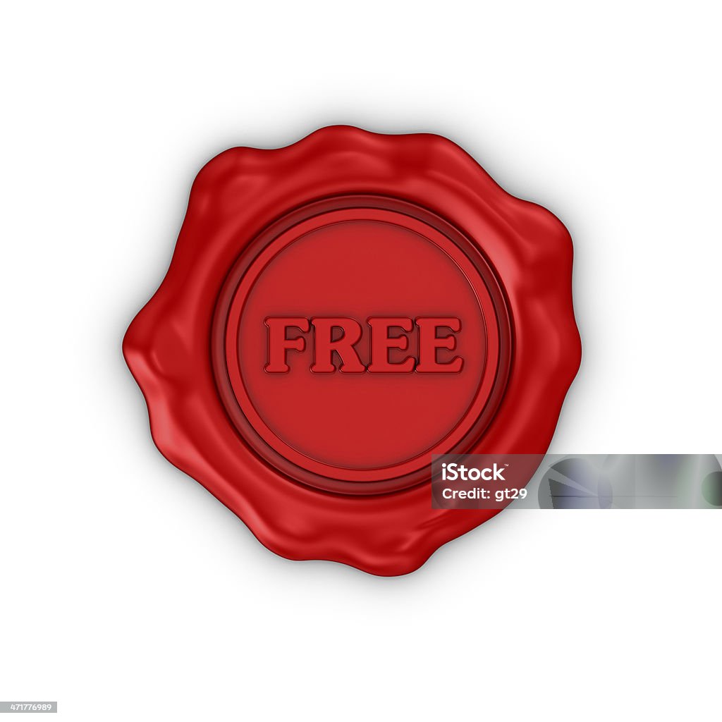 Selo de cera - Foto de stock de Antigo royalty-free