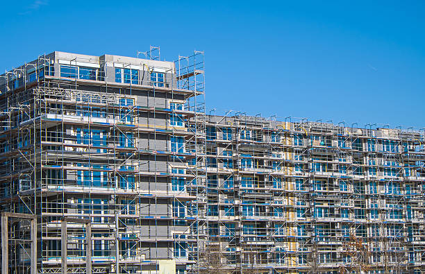istock Construction site for some new apartment houses 471777378