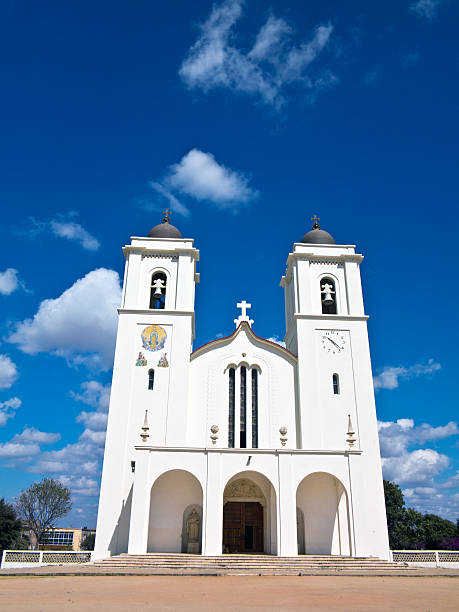 Herceg Novi, Montenegro  St Archangel Michael Church in the adriatic town square, amazing europen architecture