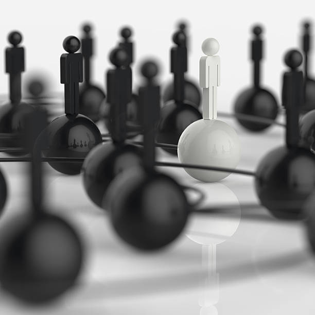 istock 3d stainless human social network and leadership as concept 471778013
