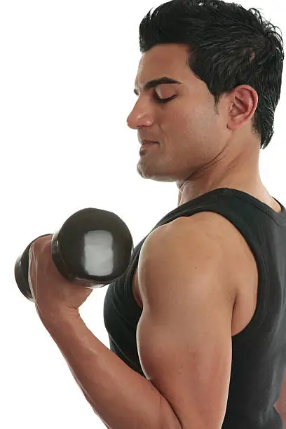 Photo of Man Lifting weights bodybuilder