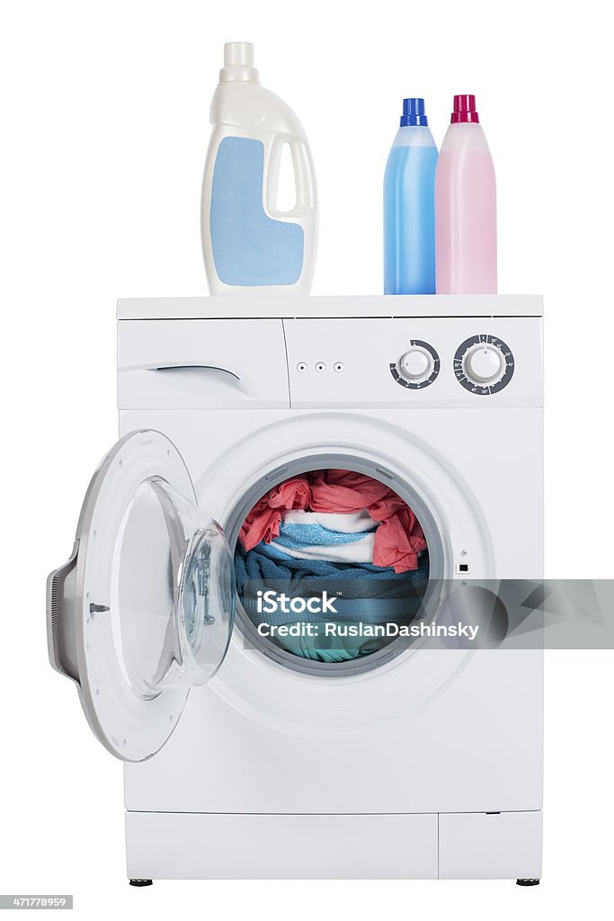 Usługi pralni. - Zbiór zdjęć royalty-free (Machinery)