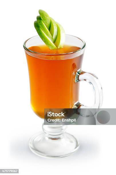 Mulled Wine Isolated On White Background Stock Photo - Download Image Now - Alcohol - Drink, Anise, Apple - Fruit